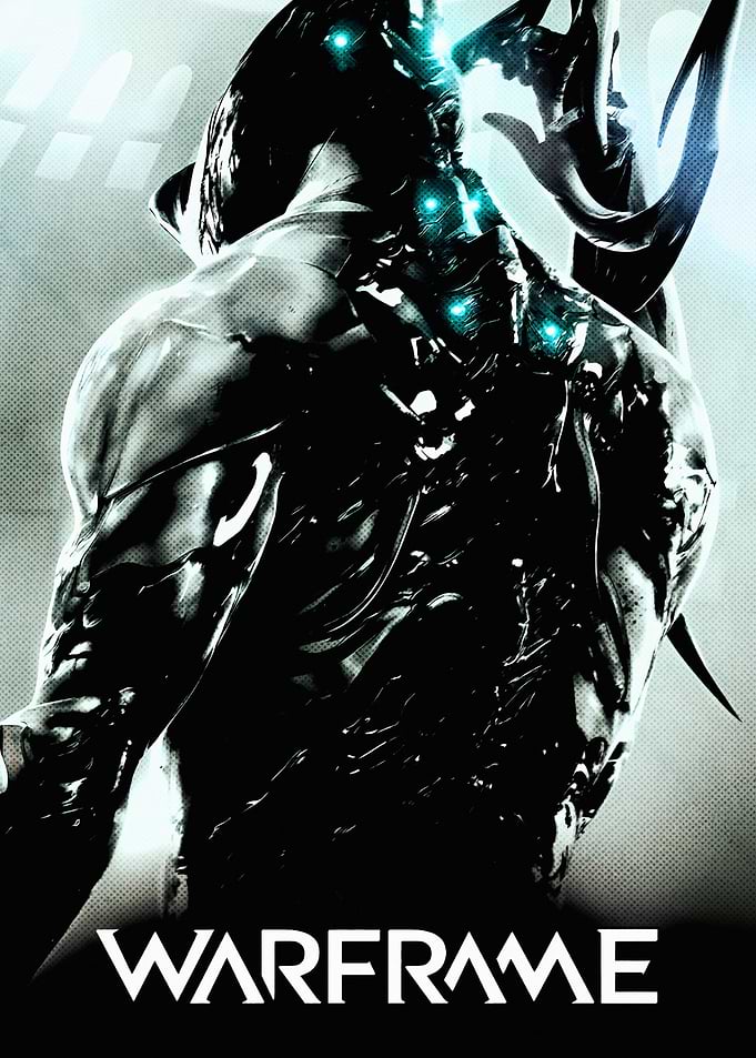 Warframe Excalibur Digital Art Poster