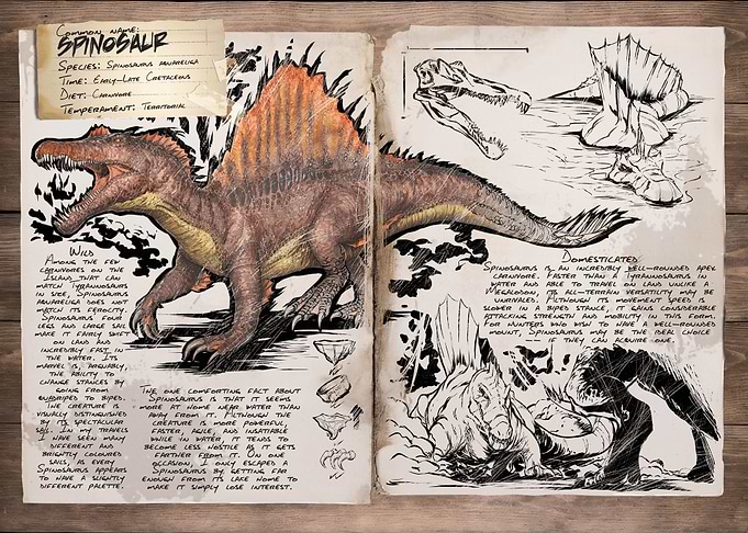 ARK: Survival Evolved Spinosaurus Dossier