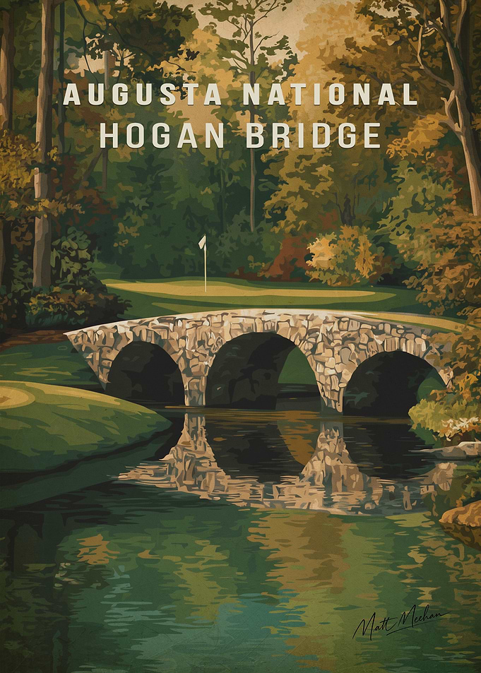 Augusta National Hogan Bridge Poster
