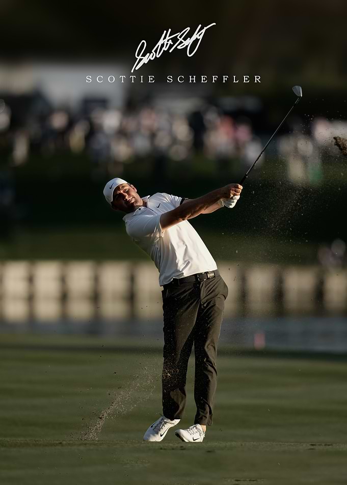 Scottie Scheffler Professional Golf Swing