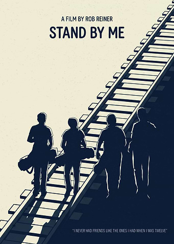 Stand By Me Minimalist Movie Poster