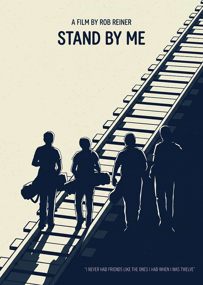 Stand By Me Minimalist Movie Poster
