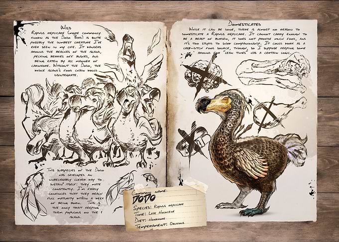 ARK Survival Evolved Dodo Dossier