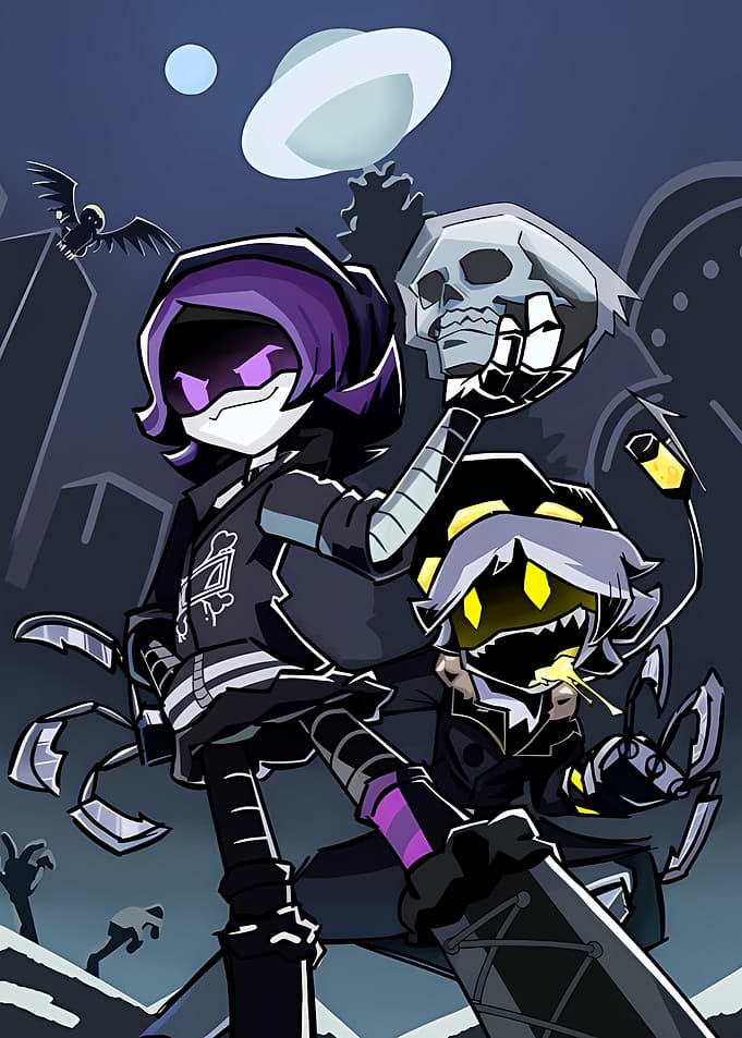 Murder Drones Uzi and N Illustration