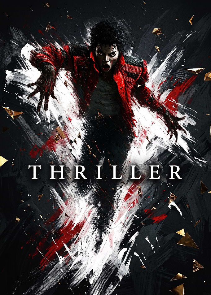 Michael Jackson Thriller Artistic Poster