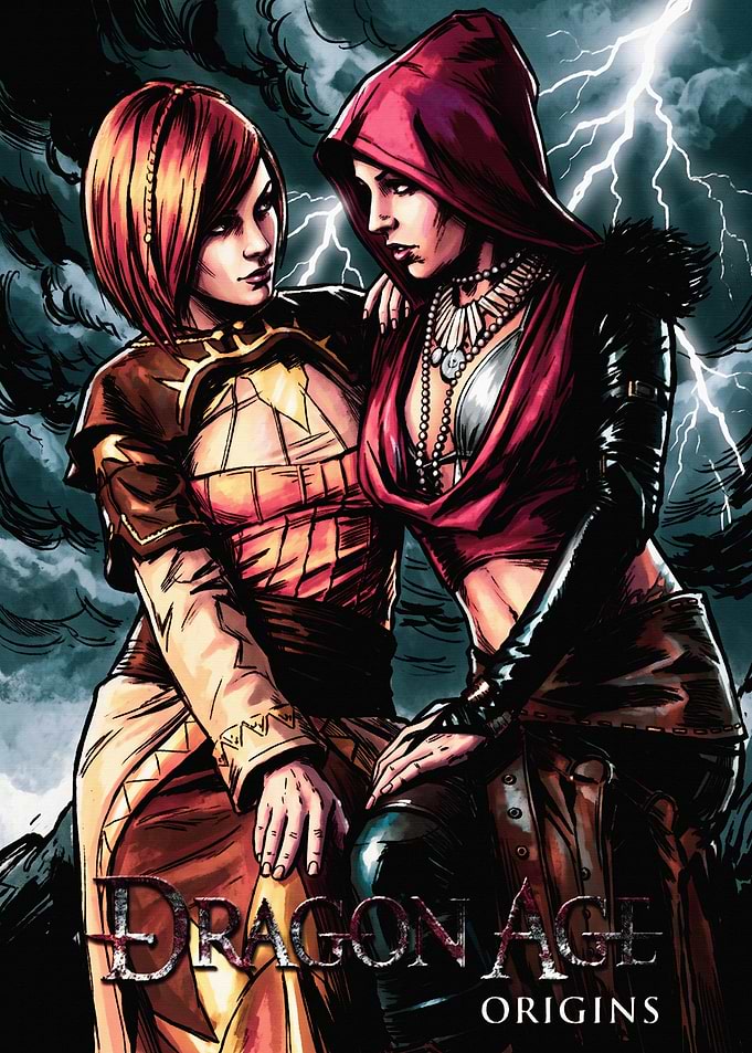 Dragon Age Origins Leliana and Morrigan