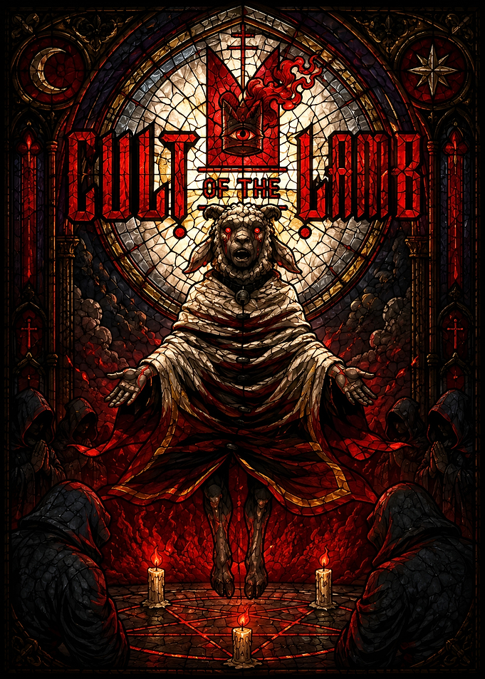 Cult of the Lamb Stained Glass