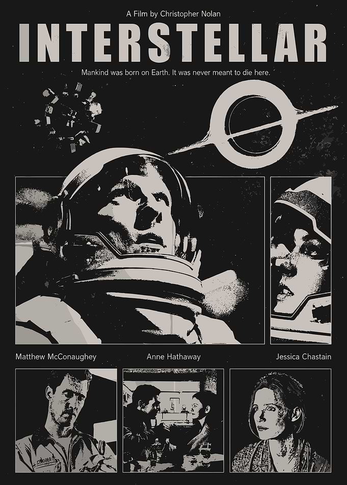 Interstellar Movie Poster Art