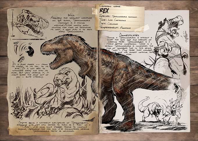 ARK Survival Evolved Rex Dossier