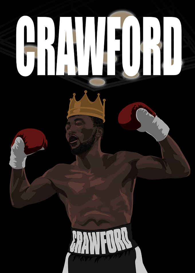 Terence Crawford Boxing Champion Poster