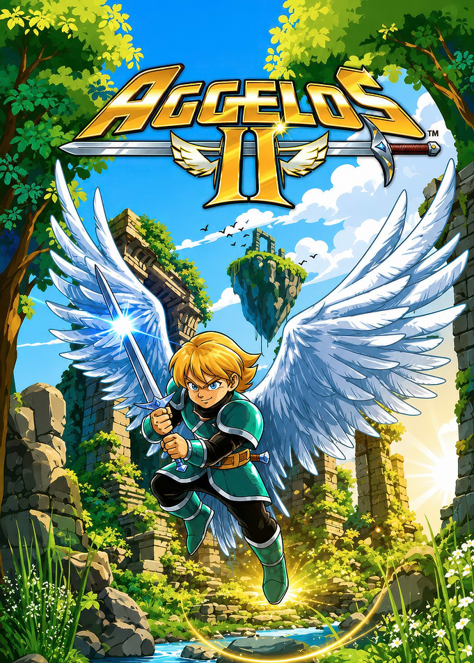 Aggelos 2 Video Game Key Art