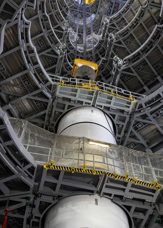 Space Launch System Rocket Assembly