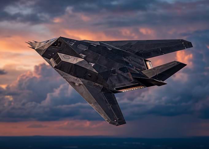 F-117 Nighthawk Stealth Fighter Jet