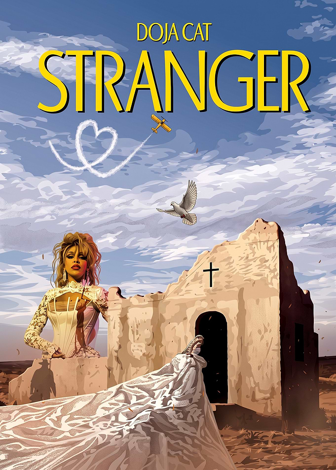 Doja Cat Stranger Poster Art