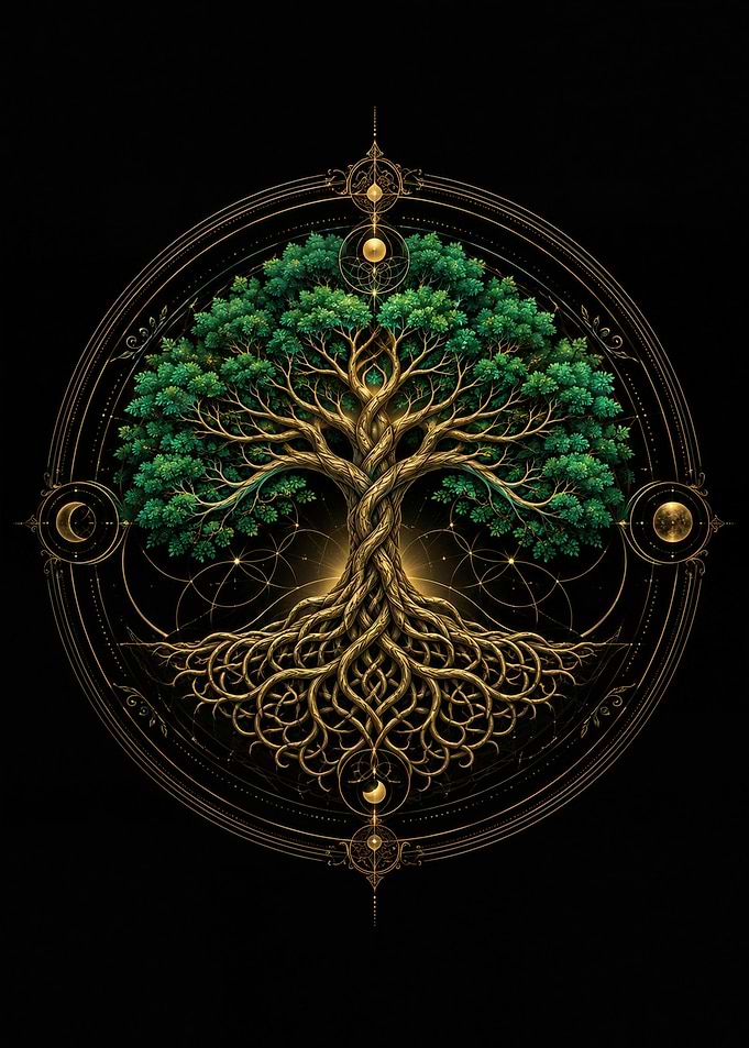 Golden Tree of Life – Sacred Harmony