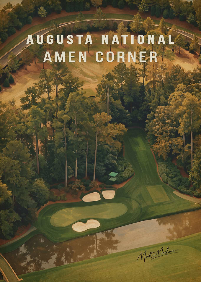 Augusta National Amen Corner Poster