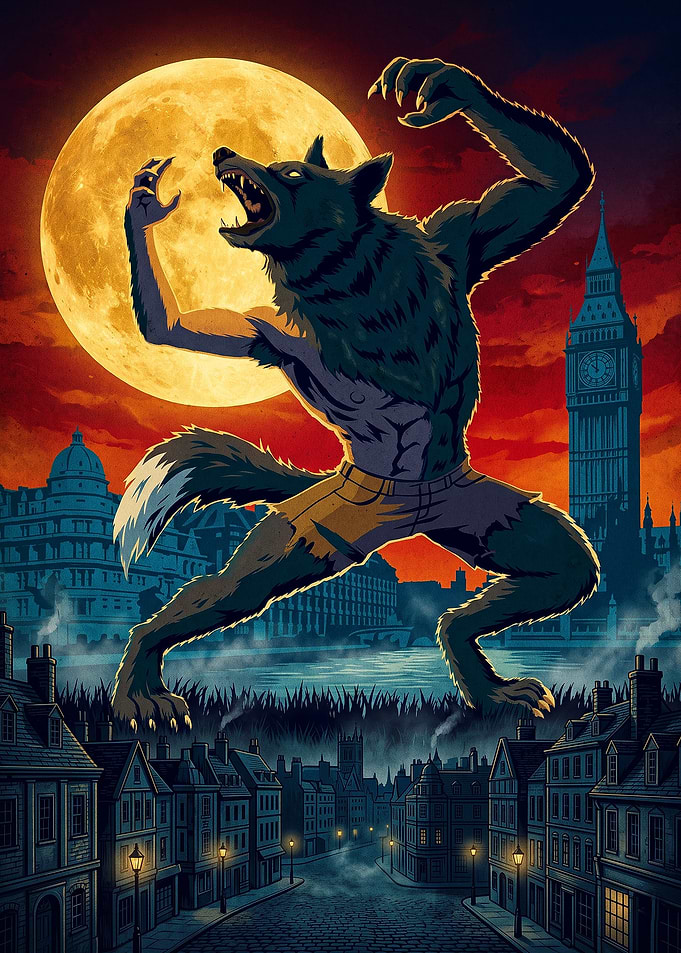 Werewolf in London Under Full Moon