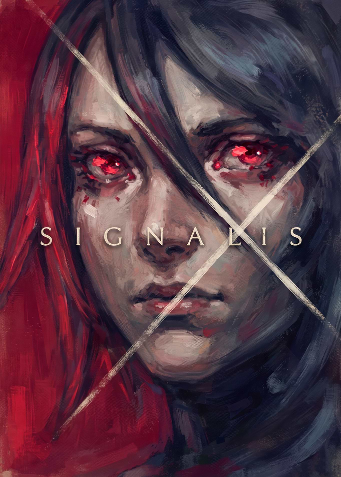 Signalis Elster Portrait Poster