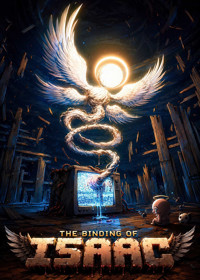The Binding of Isaac Angelic Poster