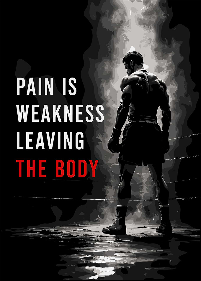 Pain Is Weakness Leaving The Body