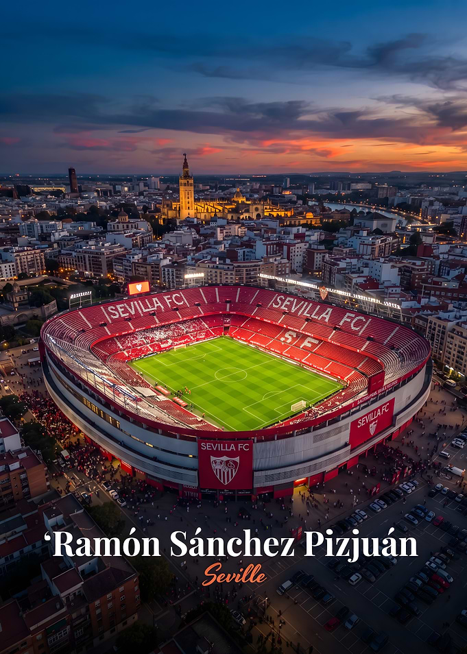 Ramón Sánchez Pizjuán Stadium in Seville