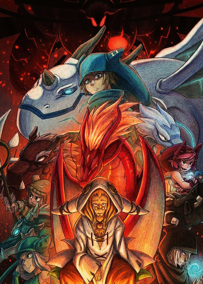 Dragon Village Fantasy Character Ensemble