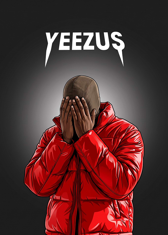 Yeezus Kanye West Illustration