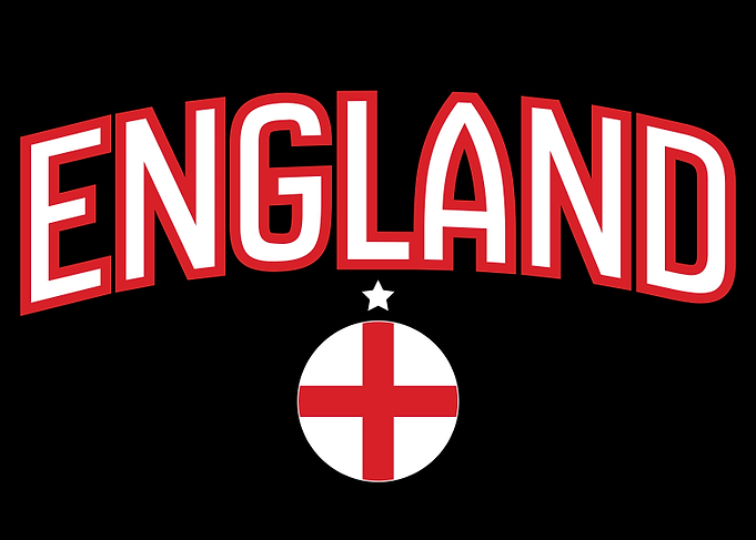 England National Football Team Graphic
