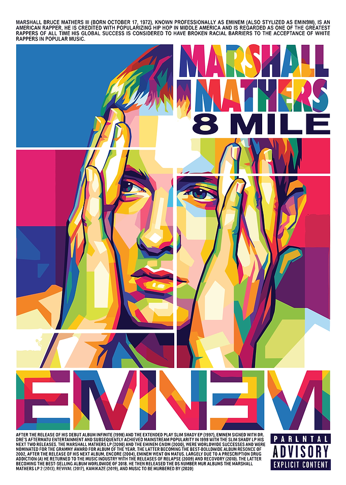Eminem Pop Art Poster