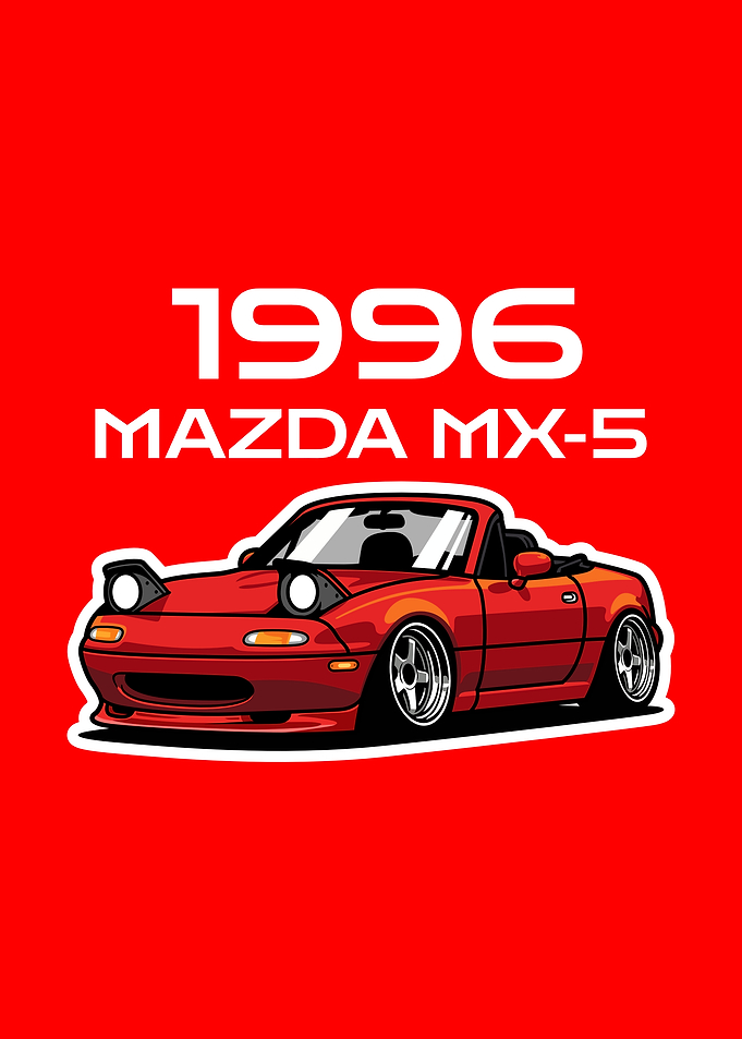 1996 MX-5 Miata Illustration