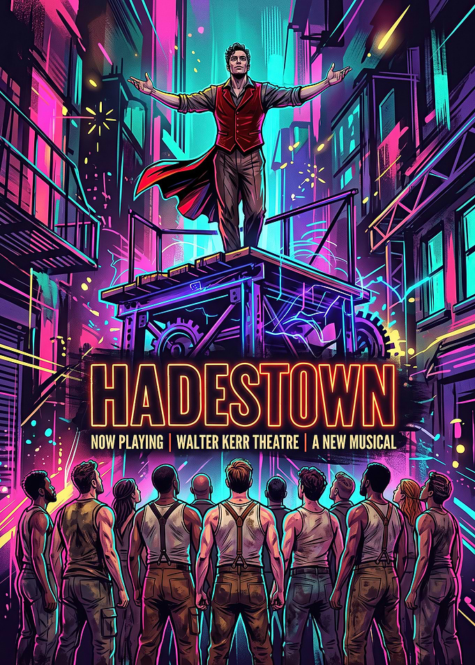 Hadestown Broadway Musical Poster