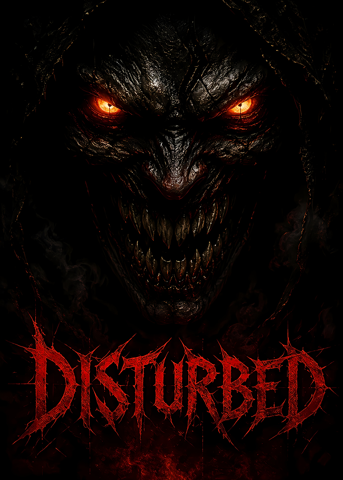 Disturbed Band Logo and Monster Art