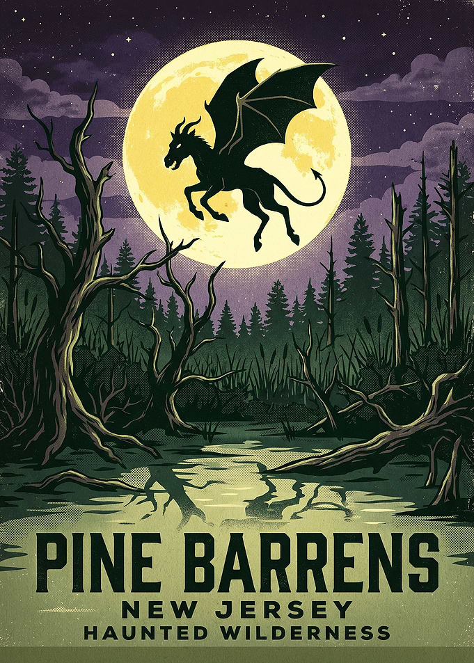 Jersey Devil Pine Barrens Poster