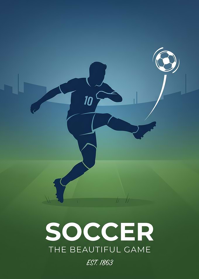 Soccer The Beautiful Game Poster