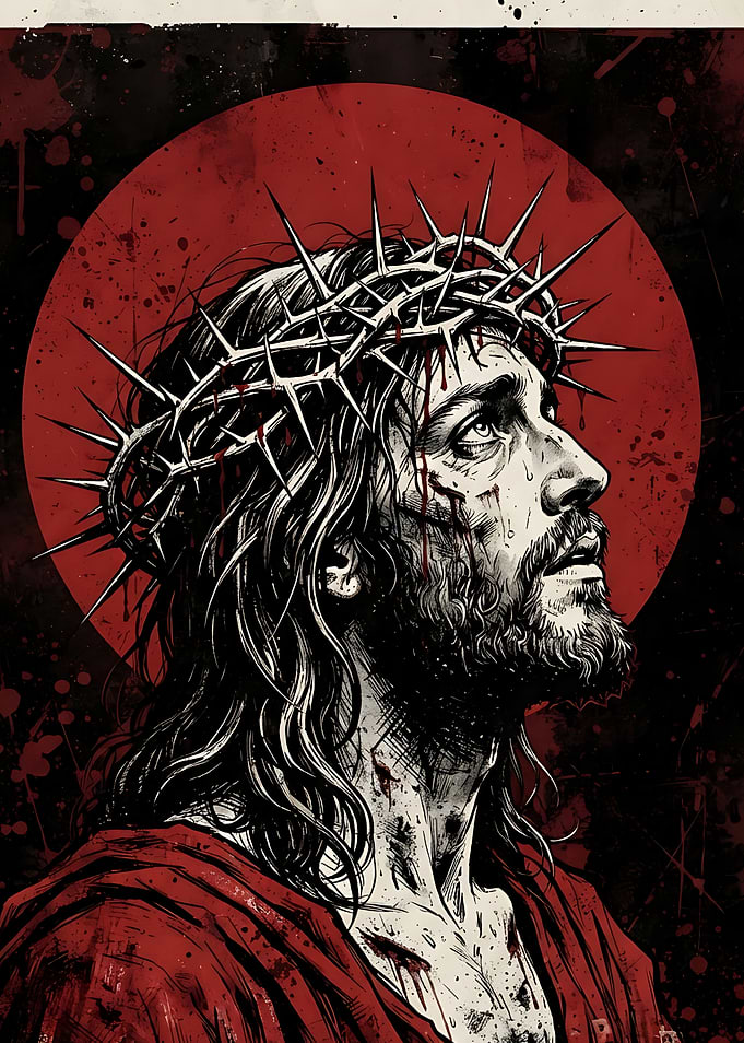Jesus Christ with Crown of Thorns