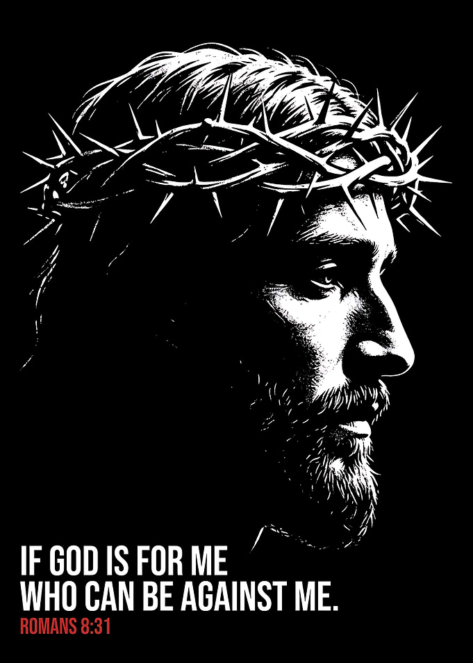 Jesus with Crown of Thorns Poster