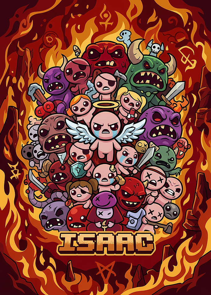 The Binding of Isaac Hell Poster