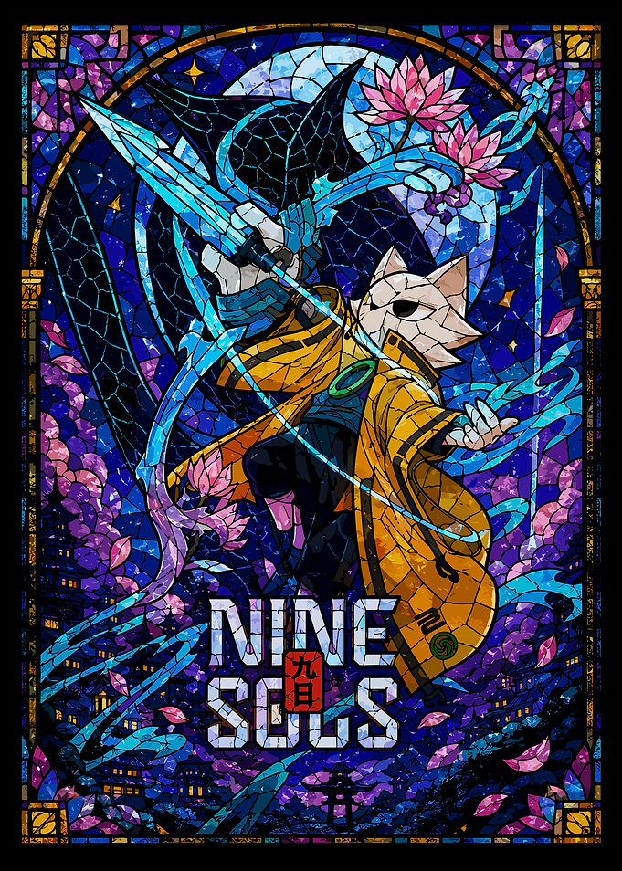 Nine Sols Stained Glass Art
