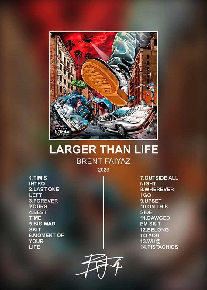 Brent Faiyaz Poster