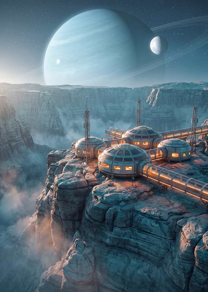 Research Outpost on Alien Canyon