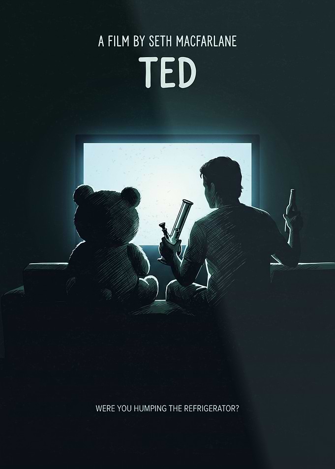 Ted Movie Minimalist Poster
