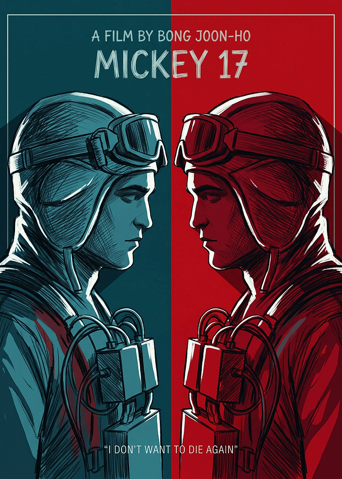 Mickey 17 Movie Poster Art