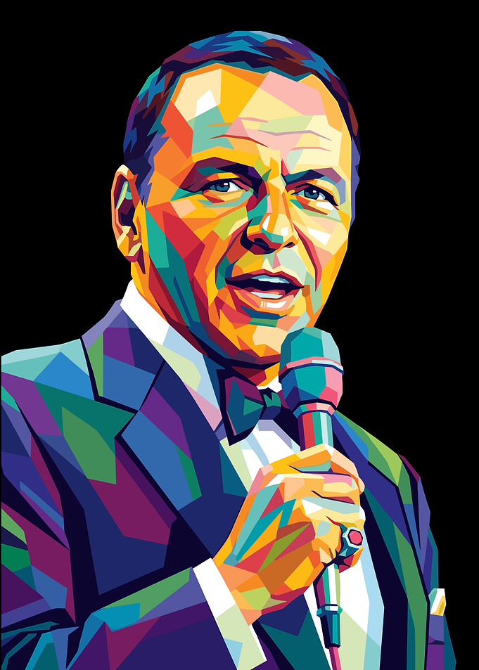 Frank Sinatra Pop Art Portrait