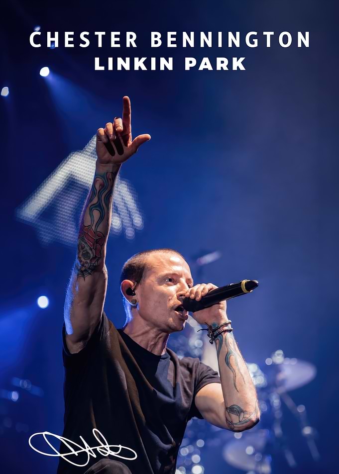 Chester Bennington Linkin Park Poster