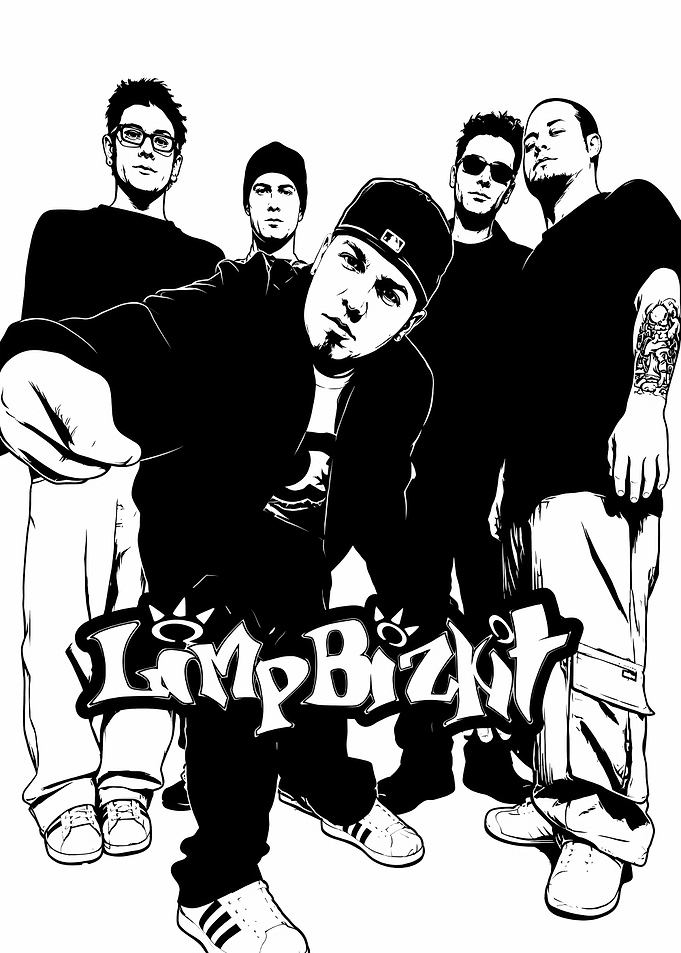Limp Bizkit Band Graphic Poster