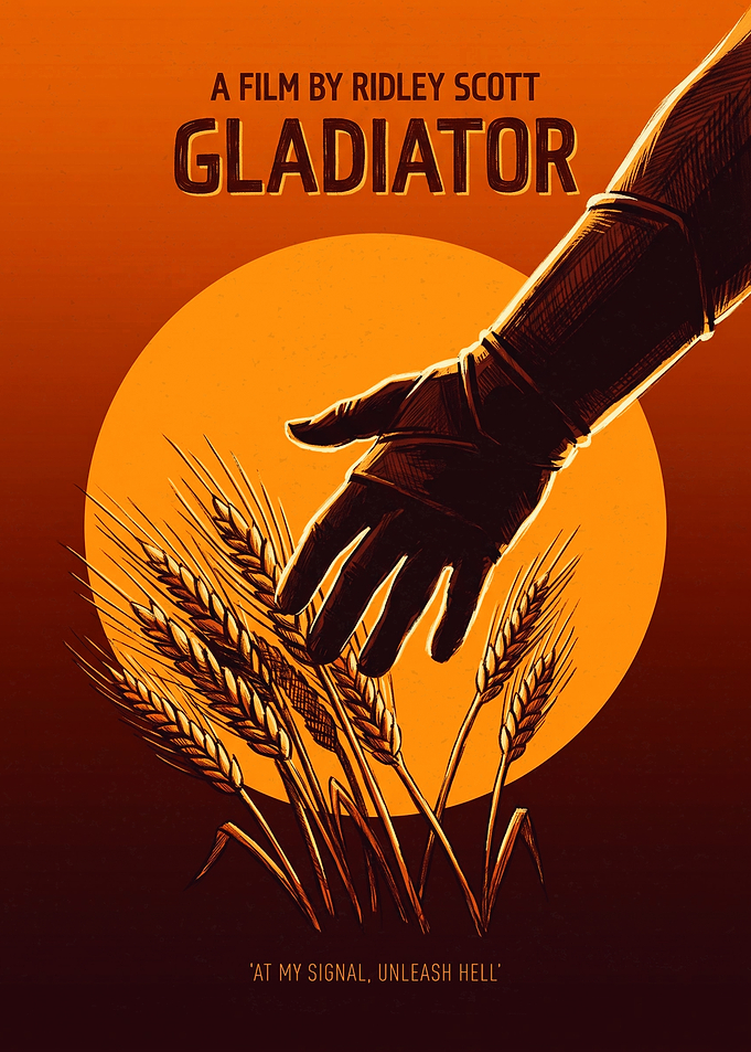 Gladiator Movie Minimalist Poster