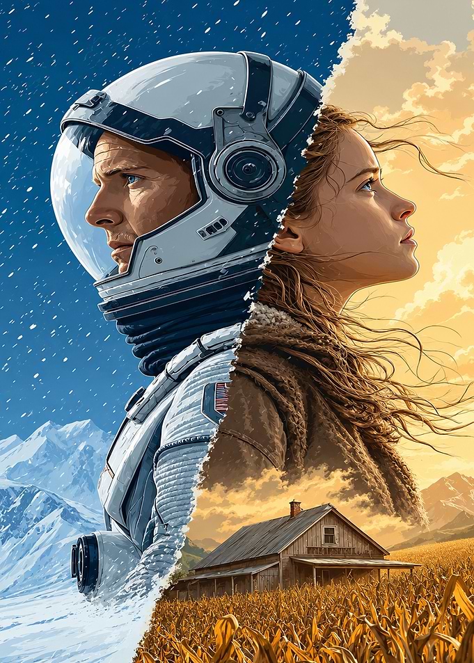 Interstellar Movie Poster Art