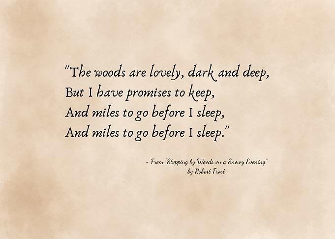 Robert Frost Poem Quote Wall Art