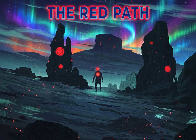 The Red Path Sci-Fi Landscape