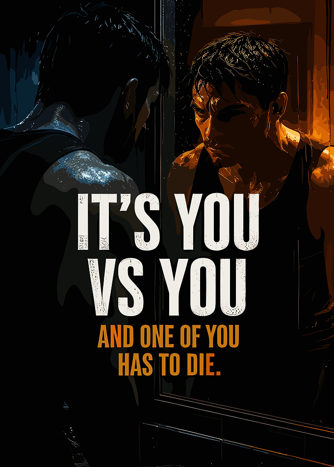 It's You Vs You Motivational Poster